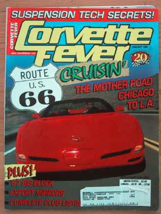 CORVETTE FEVER 1998 JAN - TESTING THE NEW VETTE